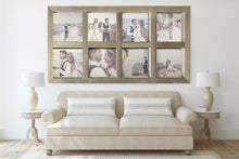 Load image into Gallery viewer, 8 Pane Timberwood Photo Frame Panels