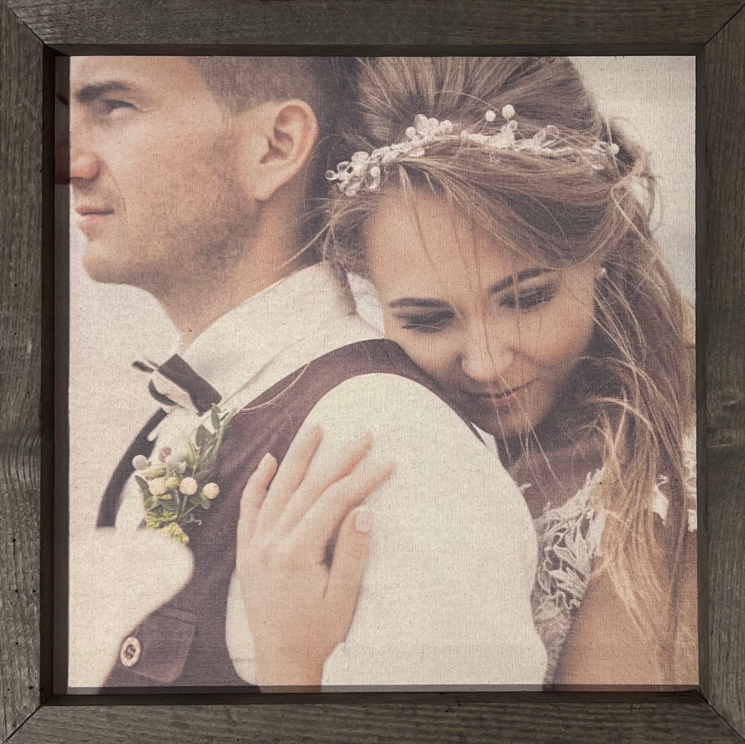 12x12 Thin Oak Photo Panel