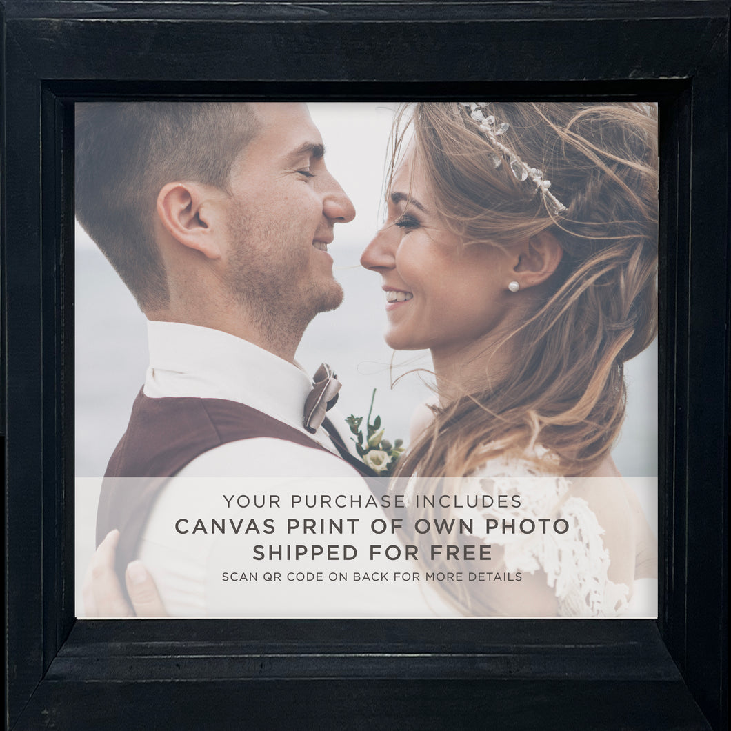 23x23 Chunky Black Molding Photo Panel