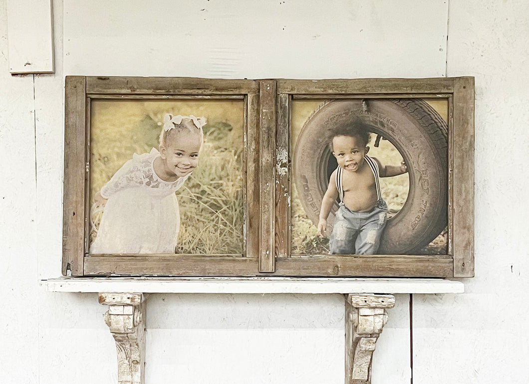 2 Pane Holland Window Photo Frame