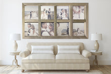 Load image into Gallery viewer, 8 Pane Timberwood Photo Frame Panels
